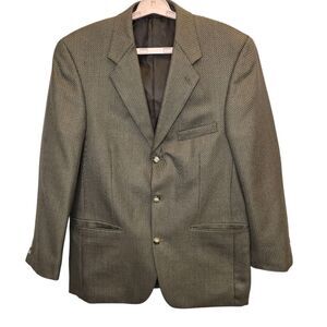 Bert Pulitzer Men's 40R Woolblend Brown Blazer Sport Coat